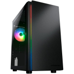 Korpus Bo&icirc;tier Mini Tour - COUGAR - Purity RGB - ARGB - Verre Tremp&eacute; - Must