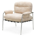 Tugitool, MOYA, 84&times;84.5&times;75 cm, Beež