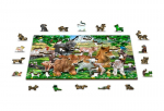 Puidust pusled "talu lasteaed" 200 tk, figuuridega