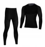 Termopesukomplekt meestele Spokey Arctiq, must, 2-osaline, M/L