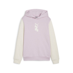 PUMA t&uuml;drukute vabaajajakk PUMA READY SET BETTER Hoodie TR B Grape - 67927060, roosa