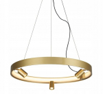 Spotring Led rippvalgusti 60cm kuldne matt