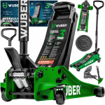 K&auml;&auml;ridega h&uuml;drauliline autot&otilde;stuk &bdquo;frog&ldquo;, 3 t, 75&ndash;505 mm, kummiga, Wuber