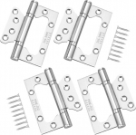 4x roostevabast terasest 4-tollised 100 mm uksehinged