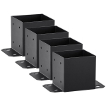 Varikatuse ja terrassipostide kronsteinid Vevor QBLZ-6in-4, 21,4x14,6x14 cm, 4tk