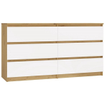 Kummut Top E shop, valge/pruun