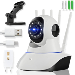 Nutika kodu turvakaamera LIVMAN IK-I108 355&deg; panoraamvaate ja infrapunase &ouml;&ouml;n&auml;gemisega