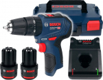 L&ouml;&ouml;ktrell Bosch GSB 12V-30, 12 V, aku ja laadijaga