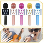 Happy people andy multifunktsionaalne karaoke mikrofon tulede ja h&auml;&auml;leefektidega