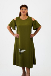 Kleit naistele Fashion, roheline