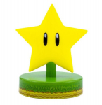 Paladone laste laualamp Super Mario Super Star Icon Light PP6361NNV3ID, kollane/roheline