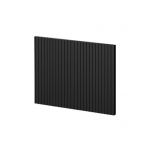 TV laua esiosa Cama Meble Pafos, 49,8x40.9 cm, must