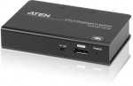 Videodistribut&oslash;r - ATEN - VS192 - 2 x DisplayPort - Sort - Station&aelig;r computer