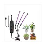 LED Grow Light Plant Grow Light T&auml;isspektriga taimekasvatusvalgusti Siseruumides kasvuvalgusti Klambriga punane sinine 3 pea