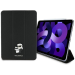 Karl Lagerfeld KLFC11RM24SAKCK iPad Air 11" 2024 Book Cover czarny|black Saffiano Magnetic Karl &Choupette