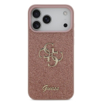 Arva PU Fikseeritud S&auml;deleva Suure 4G Metallist Logo Korpus iPhone 17 Pro Max 6.9" Roosa - GUHCP17XHG4SGP