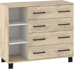 Komoda Meblocross 4SP, &scaron;viesiai ruda