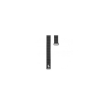 &Uuml;hendage 22 mm lamepea, nahk &ndash; silikoonist aas magnetiline kellarihm (130 mm M / L) must