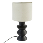 Yulia lamp 40 cm must/valge