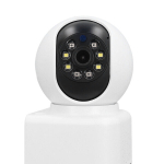 Veebikaamera 2,4 GHz WiFi vaizdo kūdikių monitorius su naktiniu matymu, judesio aptikimu, 2 krypčių garsu, belaide apsaugos kamera namuose, EU ki&scaron;tukas, 100&ndash;240 V, vidaus kamera su 100&deg; plačiu kampu