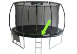Vedrude kaitsekate Sport Max 6ft batuudile, must/roheline