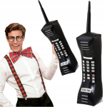 &Otilde;hupalli telefon koos antenniga T&auml;ispuhutav mobiiltelefon 80ndad 90ndad Halloween Suur dekoratsioon