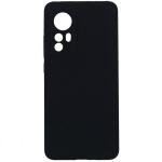 Aizmugurējais vāciņ&scaron; Evelatus Xiaomi 12 Pro Premium Soft Touch Silicone Case Black 4752192055967 EX12PLSCB (4752192055967)