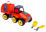 Suur traktor haagisega 25cm, kokkupandav, koos t&ouml;&ouml;riistadega