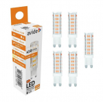 Avide LED-pirn 4,2 W G9 4000K 5 tk