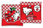 Puuvillane padjap&uuml;&uuml;r 40x40 cm "hello Kitty" - punane