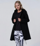 Luhta naiste mantel Ailio 37404-7*990, must