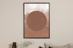 Plakat, Peened Toonid, 70x100 cm, Pruun