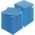 Sinine modulaarsest PVC &auml;ravoolu matt, 55 tk