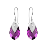 Naiste k&otilde;rvar&otilde;ngad Diamond Sky &bdquo;Baroque IV (Amethyst Light Chrome)&ldquo; koos Swarovski kristallidega