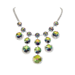 Naiste kaelakee Diamond Sky &bdquo;Vortex III&ldquo; koos Swarovski kristallidega, Golden