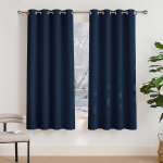 Magamistoa kardinad, tumesinised, 2 tk, K175xL140 cm
