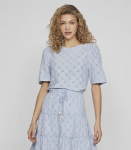 Vila naiste pluus 14093592*01, helesinine/ken 5715359286146, XS