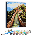 Numbrite j&auml;rgi maalimine &ndash; maal, v&auml;rvid, pintslid, komplekt &bdquo;The Wall&ldquo;