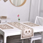 Lauajooks Pruunid tulbid, 35x90 cm, 1 tk.