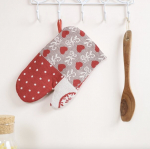 Punane kinnas S&uuml;damed, 18x28 cm, 1 tk.