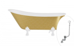 Vann Besco Olaya Glam 160, Gold+White, sifooniga &uuml;levooluga Klik-klak Chrome
