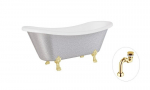 Vann Besco Amelia Glam 190, Silver+Gold, sifooniga Klik-klak Gold