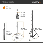 Walimex pro Jumbo AIR 600cm Lampenstativ