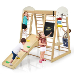 Puidust Ronimiskomplekt, 124x119x138 cm, helepruun