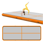 T&auml;ispuhutav akrobaatika treeningrada AIR MAT 5 &times; 2 &times; 0,2 m koos pumbaga &ndash; treeninguteks ja aktiivseks vaba aja veetmiseks