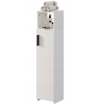 Vannitoakapp, kitsas valge 101 cm