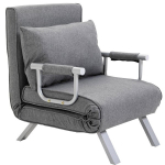 HOMCOM tugitool, 65 cm x 69 cm x 80 cm, hall, Pilka