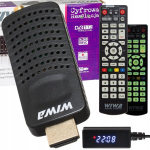 Digiboks TV vastuv&otilde;tja DVB-T2, Hevc H.265, HD, USB, HDMI, minivastuv&otilde;tja, Wiwa, Televizijos imtuvas Dvb-T2, Hevc H.265, Hd, Usb, Hdmi, mini imtuvas, Wiwa