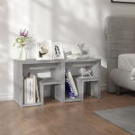 vidaXL &ouml;&ouml;kapid 2 tk, hall Sonoma tamm, 40 x 30 x 40 cm, tehispuit