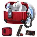 MagSafe automaatlukustusega &uuml;mbris AirPods Pro 3 k&otilde;rvaklappidele, punane